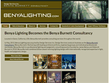 Tablet Screenshot of benyalighting.com